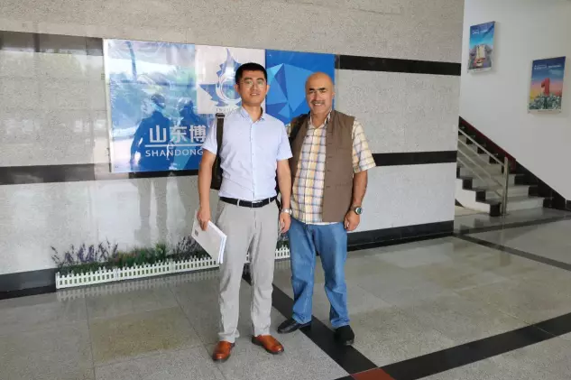 8月4日约旦代理商到山东博科生物总部进行调研和学习