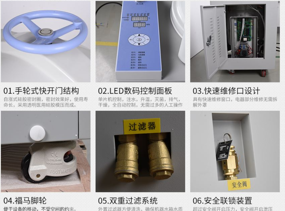 BKQ-B50II（原型号BKQP-50L）立式压力蒸汽灭菌器