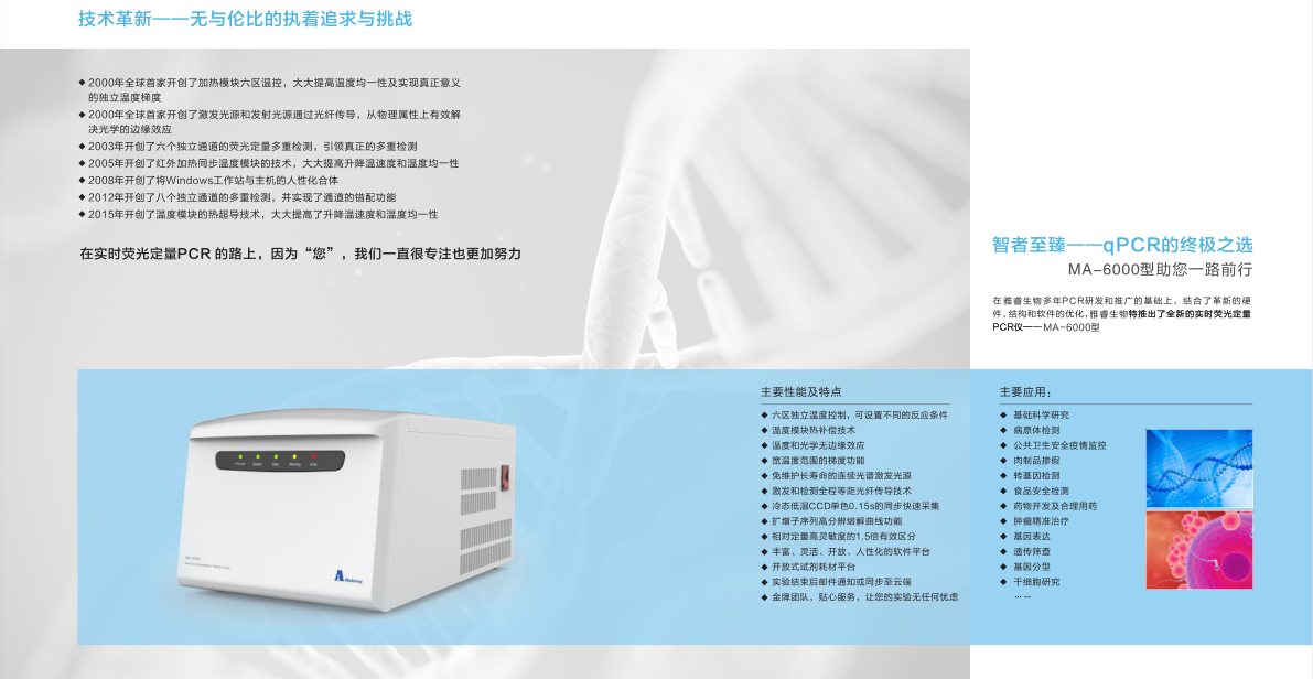 雅睿MA-6000	荧光定量pcr仪