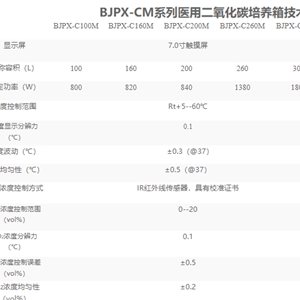 BJPX-C200M二氧化碳培养箱90°湿热消毒